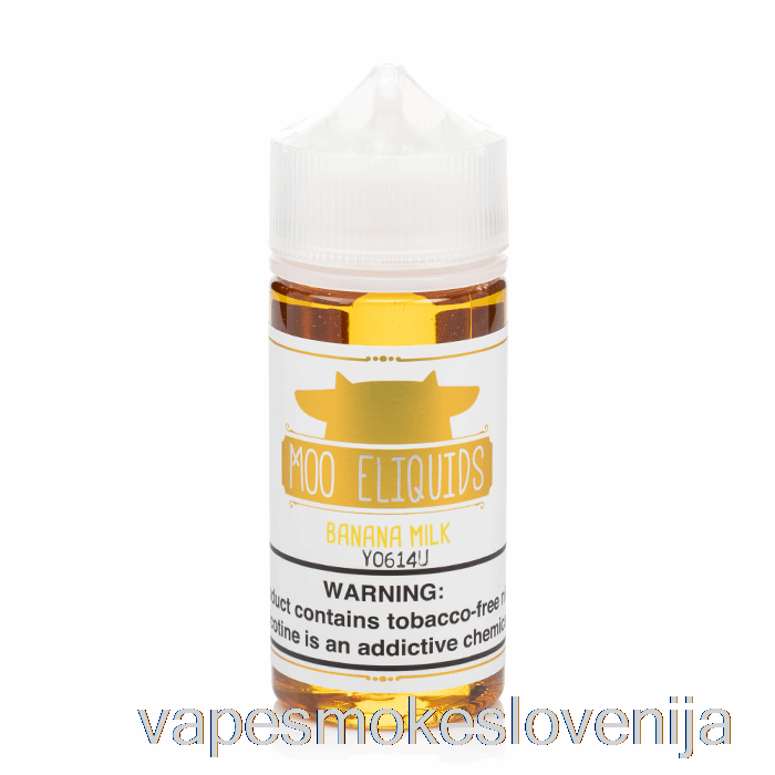 Vape Za Enkratno Uporabo Bananino Mleko - Moo E-tekočine - 100ml 3mg